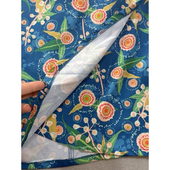 Ripskirt Hawaii Sz L Aussie Floral Limited Edition Print Wrap Skirt Length 3 - Picture 3 of 10